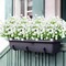 24 Bundles Artificial Flowers for Outdoor,No Fade Fake Plastic Flowers Faux Plants for Decoration Hanging Planters Indoor Outside Garden Porch Window Box Home Wedding Farmhouse